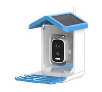 Akfldms Comedero Inteligente para Pájaros con Reconocimiento de, 5 MP, HD, con Energía Solar y Bajo Consumo de Energía