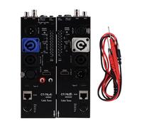 Akfldms Comprobador de Cables Multifunción CT78: Audio XLR, Control Remoto de Separación y Detección Automática Compatible con en un Solo Dispositivo.