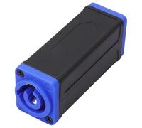 Akfldms Conector de Acoplador para Fuente de Alimentación, Cabezal de Extensión de 3 Pines para Iluminación de Escenario, LED, DMX512.