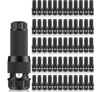 Akfldms Conectores de Cables de Bajo Voltaje: Conector de Luces de Paisaje A Prueba de Agua de Calibre 12 A 18 para Luces de Camino Exterior, Luces de Terraza y Patio A