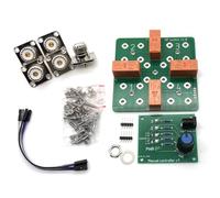 Akfldms Conmutador de Antena Remoto Coaxial 4:1 SO-239 con Controlador Manual. Conmutador de Antena de Alta Potencia de 1,5 KW CW/o 3000 W Pep.