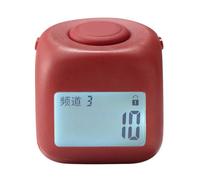 Akfldms Contador Manual Portátil de 9 Canales con Función de Bloqueo y Clicker Rojo para Oraciones.