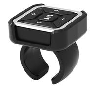 Akfldms Control de Volante de Coche con Bluetooth Inalámbrico para Radio, MP3, Reproductor de DVD, Teléfonos, Llamadas Manos, Motocicleta y Bicicleta.