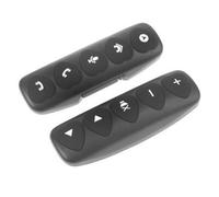 Akfldms Control Remoto Inalámbrico para Volante de Coche: 10 Teclas, Reproducción de Música, DVD, Multimedia, Navegación Android