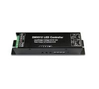 Akfldms Controlador de Atenuación de Decodificador de Pantalla Digital LED DMX512 de 4 Canales para Tira de Luz RGBW, 12-24 V CC, 4 A/Canal