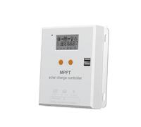 Akfldms Controlador de Carga Solar MPPT de 10 A, 12 V/24 V, con Reconocimiento Automático de Voltaje y Reducción de Voltaje, Controlador de Carga y Descarga.
