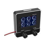 Akfldms Controlador de Ventilador de Bomba de Agua PWM Inteligente con Velocidad Ajustable 12-24V Manual Automático para Bomba de Enfriamiento de PC de 2/3/4 Hilos A