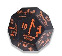 Akfldms Dados de Ejercicio de 12 Caras, Divertidos Ejercicios con Dados de Fitness para Variar Tu Entrenamiento, HIIT, Cardio, Yoga y Más C