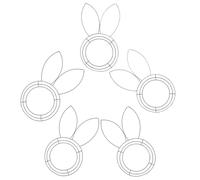Akfldms de Metal Lineal para Jardín de Flores de Pascua, Oropel, Manualidades de Bricolaje para Pascua, Adornos Colgantes para Fiestas