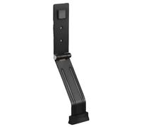 Akfldms de Puerta Plegable Soporte de Topes de Puerta de Alta Resistencia Fijador de Puerta Antirrobo Puerta de Baño de Puerta Autoadhesivo Negro