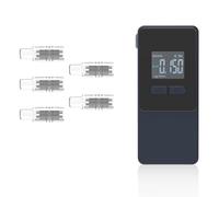 Akfldms Detector de Alcohol Portátil Profesional AT808 con Aplicación Bluetooth y Sensor de Celda de Combustible para Detección de Gases Exhalados.