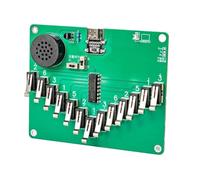 Akfldms Electrónica Kalimba Pulgar Pianos 13 Clave Pentatónica Básculas Instrumentos para Niños Adultos Música Ventiladores