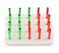 Akfldms Entrenador de Dedos para Ancianos Prueba de Agujeros para Dedos para Terapia Ocupacional, Tabla de Uñas de Acrílico para Habilidades Motoras Finas, Prueba de Flexibilidad de Dedos