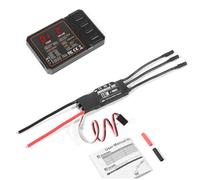 Akfldms ESC Sin Escobillas de 40 A, 2-3S, Lipo, Compatible con Salida BEC y Tarjeta de Programación para RC, Coches, Barcos, Aviones, Piezas de Bricolaje.
