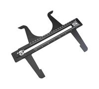 Akfldms Escala Doble para Reinicio de Rotor de Acero para Herramienta de Medición de Frenos de 6,5 A 14,25 Pulgadas para Zapatas de Freno Traseras