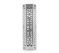 Akfldms Estufa de Carpa para Acampar con Conector de Acero Inoxidable, Tubo de Horno de, Cubierta de Chimenea, Varilla de Tornillo Ajustable para Acampar Al Aire Libre