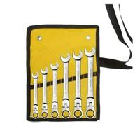 Akfldms Herramienta de Reparación de Máquinas con Llave de Trinquete Giratoria de 180 Grados