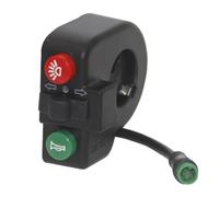 Akfldms Interruptor Combinado 4 en 1, Interruptor de Bocina para Izquierdo y Derecho, Cabezal Terminal Impermeable, Interruptor Combinado DK15