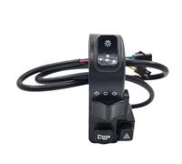 Akfldms Interruptor de Manillar ATV Botón de Cambio de Bocina de Acelerador Eléctrico de Motocicleta Universal con 7/8 Pulgadas 22MM