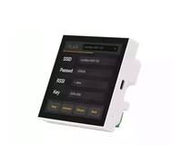 Akfldms Interruptor de Pared Inteligente de 4 Pulgadas con Pantalla Táctil Tipo 86, Panel de Control Central RV1106G2 0.5TOPS con WiFi y Bluetooth.