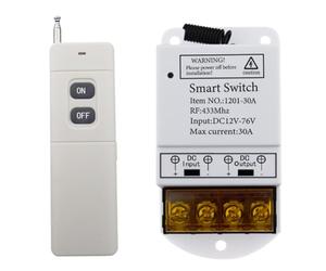 Akfldms Interruptor Inteligente Tuya con Wifi de 30 A, MóDulo de AutomatizacióN Inteligente, Control Remoto por AplicacióN, Relé de 12-76 V CC, Alta Potencia.