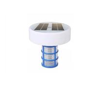 Akfldms Ionizador Solar para Piscina con Flotadores de Cobre y Luz LED RGB. Limpiador de Piscinas. Accesorio para Piscina.