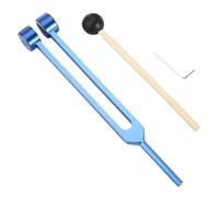 Akfldms Juego de Diapasones de 128 Hz para Sanación de Chakras, de Aleación de Aluminio, para Terapia de Sonido, Bioacústicos, Coloridos y Ajustables, Color