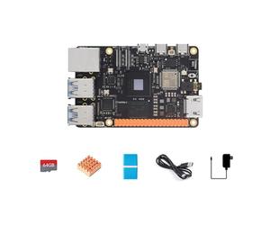 Akfldms Kit Básico de Placa de Desarrollo RDK X5 de 4 GB para Computación Inteligente y Robótica. Admite hasta 10 Picos de Potencia de Procesamiento. Enchufe Europeo.
