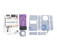 Akfldms Kit Electrónico de Radio FM DIY Frecuencia Ajustable 87,5-108 MHz con Altavoz Pantalla Digital Proyecto de Soldadura DIY A