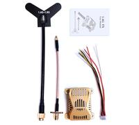 Akfldms Kit FPV VTX de 1,6 G y 3 W, Transmisor de Video FPV de 16 Canales para Drones de Carreras FPV RC, Transmisión de Alcance