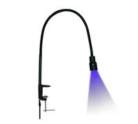 Akfldms Lámpara de Escritorio de 10 W para Pestañas Postizas, Lámpara de Curado con Pegamento UV, Lámpara de Fototerapia LED con Enchufe Europeo.