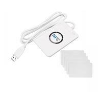 Akfldms Lector de Tarjetas Inteligentes RFID ACR122U, Duplicador y Grabador de Tarjetas 5XUID, Copiadora, Clon Grabable, 13,56 Mhz, Copiadora de Tarjetas ID IC