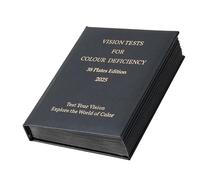 Akfldms Libro de Alta Calidad Sobre Optometría para Daltonismo, 38 Placas, Prueba Numérica de D e Color para Clínica Ocular, Escuela y Chequeo de Salud.