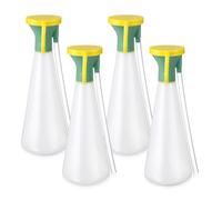 Akfldms Limpiador de Ojos Portátil, Vaso Lavaojos, 4 Piezas, 7,9 X 3,1 Pulgadas, Incluye Pipeta de Presión para Uso en Movimiento.