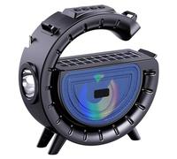 Akfldms Linterna G Grande, Reproductor Solar, Portátil, para Exteriores, Tarjeta Inalámbrica, Música, Lámpara para el Hogar, Herramientas para Fiestas, Color