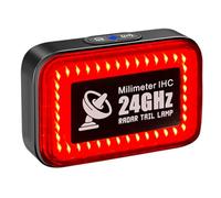 Akfldms Luz Trasera para Bicicleta con Radar de 24 GHz y Sensor Inteligente, Luz de Advertencia para Ciclismo, IP64, Resistente Al Agua, Luz LED para Bicicleta, Accesorios para Bicicleta.