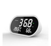 Akfldms Medidor de Temperatura, Humedad y Ruido con Pantalla Digital y Medidor de Decibelios. Sonómetro.