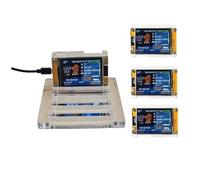 Akfldms Miner de Criptomonedas Bitcoin de 4X 888KH/S con 4 Ranuras, Actualizado, Minero en Solitario, Pantalla Inteligente de 2.8 Pulgadas para el Hogar.