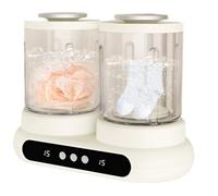 Akfldms Mini Lavadora Portátil con Doble Desmontable para Ropa de, Compatible con Lavado por Separado. Enchufe Europeo.