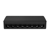 Akfldms Miniconmutador Gigabit Ethernet de 8 Puertos, 1000 Mbps, Concentrador RJ45 10xFast, Red Soho, Conmutador WiFi Inteligente de Escritorio, Conectar y Usar, SG108M