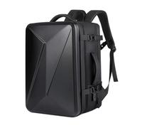 Akfldms Mochila RíGida para Ordenador PortáTil, Expandible, Impermeable, Antirrobo, para Juegos, Negocios, para Hombres Y Mujeres, B