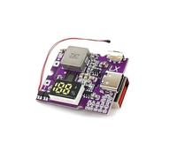 Akfldms Módulo de Alimentación Móvil de Carga Rápida Bidireccional con Banco de Energía de 22,5 W para Cargador de Batería de Litio Compatible con PD/QC, Tipo C + USB