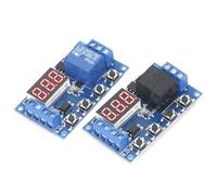 Akfldms Módulo de Relé con Temporizador de Encendido/Apagado y Temporizador de Retardo de de Activación de 6-30 V CC con Pantalla LED.Automatización del Tiempo de Retardo Apagado.