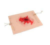 Akfldms Módulo de Simulación de Heridas Traumáticas. Módulo de Piel de Heridas Traumáticas para Ejercicios de Entrenamiento. Entrenador de Tareas de Empaquetamiento de Heridas.