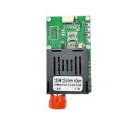 Akfldms Módulo Transceptor Óptico TTL para Dron, Interfaz FC RX/TX/AV/VCC/GND, Dispositivo Final Óptico de 40 Km, UART/SBUS A Fibra B.