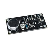 Akfldms Módulo Transmisor de Vigilancia con Micrófono Inalámbrico FM de 88-115 MHz, Condensador Ajustable, Voltaje de CC de 2 V, 9 V y 9 MA