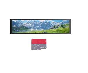 Akfldms Monitor LCD IPS Portátil de 11,26" con USB y Resolución 1920x440. de Fotos Digital para Publicidad y Multimedia.