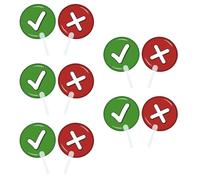 Akfldms Paletas de Votación 10 Pcs Verdadero Falso para Eventos en el Aula Actividades Reuniones Evaluación B