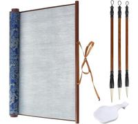 Akfldms Paño Mágico Reutilizable para Escribir con Agua, Paño Mágico, Papel de Agua Sin Tinta, Juego de Caligrafía China para Principiantes A