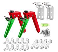 Akfldms Paquete de 2 Abrazaderas de Instalación para Frente de Cajón, Abrazaderas para Gabinetes para Instalar Gabinetes, Abrazadera de Fijación de Cajón Ajustable